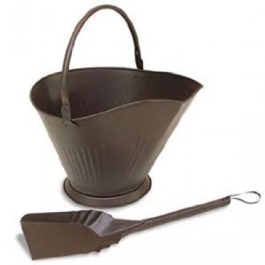 Fireside America Napa Forge Coal/Pellet Bucket with Shovel Hover