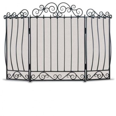 Fireside America Napa Forge Villa 3 Panel Screen in Bronze Hover