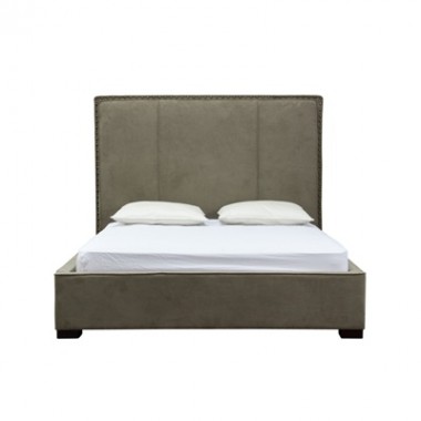 Diamond Sofa Joyce Upholstered Queen Bed with Nail Head Accents Hover