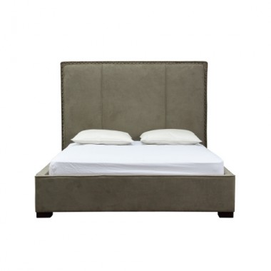 Diamond Sofa Joyce Upholstered Queen Bed with Nail Head Accents