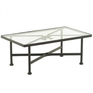 Sifas In-Outdoor Kross Coffee Table Incl. Glass Top