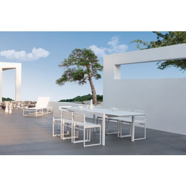 Sifas In-Outdoor Kwadra Dining Table Incl. Leave Hover