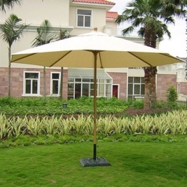 Lanza 13' Auto Lock Market Umbrella - Natural