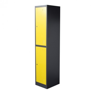 Diamond Sofa 2-Door Metal Storage Locker Cabinet with Key Lock Entry Hover