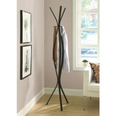 Monarch Specialties Cappuccino Metal Contemporary 72"H Coat Rack