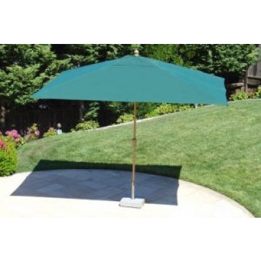 Lanza 8' x 11' Royal Rect. Market Umbrella - (Cover: Hunter Green)