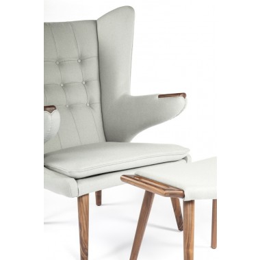 Stilnovo The Olsen Lounge Chair with Ottoman Hover