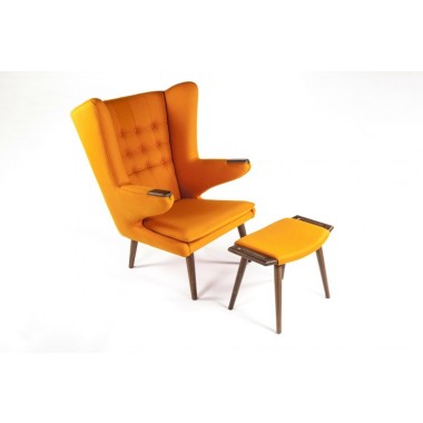 Stilnovo The Olsen Lounge Chair with Ottoman Hover