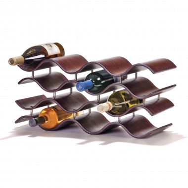 Oenophilia Bali 12 Wine Rack, Ebony Hover