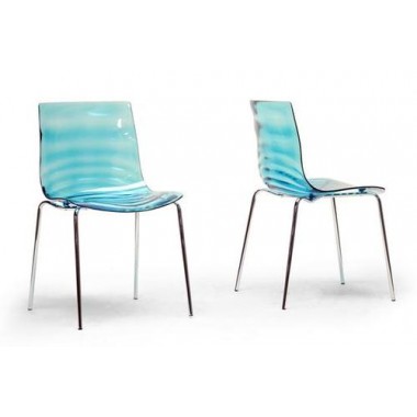 Baxton Studio Marisse Plastic Modern Dining Chair - Set of 2