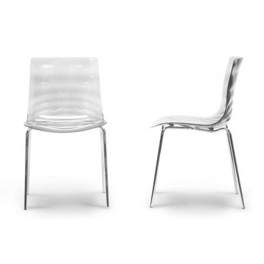 Baxton Studio Marisse Plastic Modern Dining Chair - Set of 2 Hover