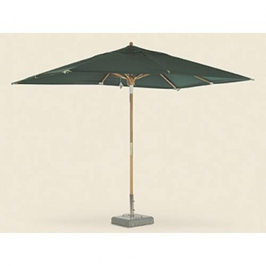 Royal Teak 10' Deluxe Umbrella - Green Hover