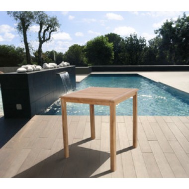 International Home Miami Amazonia Teak Eden Teak Bar Table