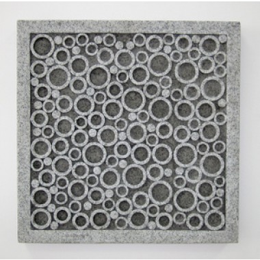Screen Gems Sandstone Square Wall Decor With Bubbles - Set of 2