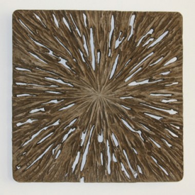 Screen Gems Square Rotten Wood Wall Art - Set of 2