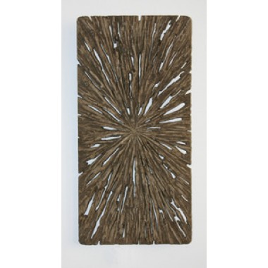 Screen Gems 12" Long Square Rotten Wood Wall Art - Set of 2