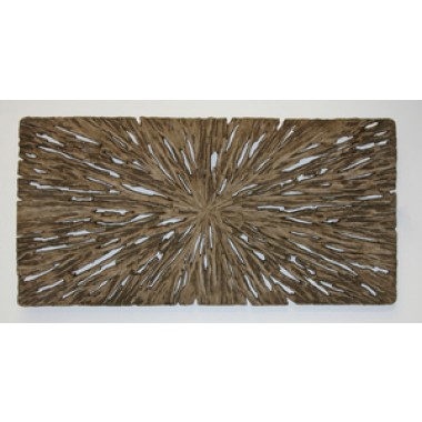 Screen Gems 16" Long Square Rotten Wood Wall Art - Set of 2