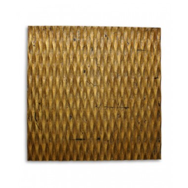 Screen Gems Metallic Ridge Gold Wall Art