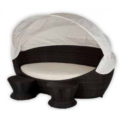 Source Outdoor Hampton Outdoor Daybed with Canopy