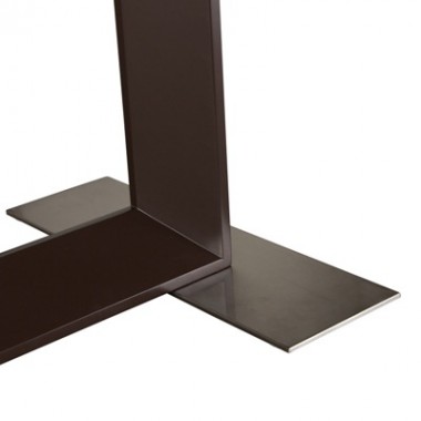 Diamond Sofa STUDIO Extension Dining Table in Ash Grey with Matte Brown Leaf Hover