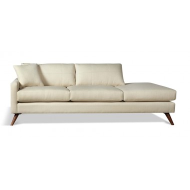 TrueModern Dane 94'' One arm Sofa with Chaise Hover