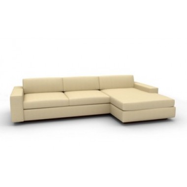 TrueModern Jackson 114" Sofa with Chaise