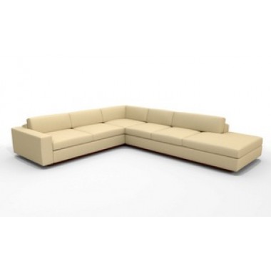TrueModern Jackson 114" X 134" Corner Sectional with Bumper