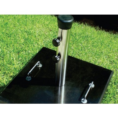 Royal Teak Umbrella Foot - Black Granite Hover