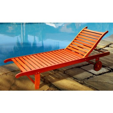 Vifah Modern Patio Single Chaise Lounge Hover