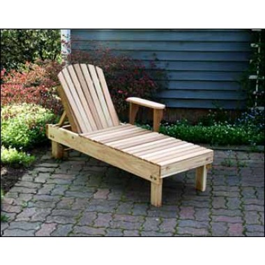 Creekvine Designs Cedar American Forest Chaise Lounge Hover