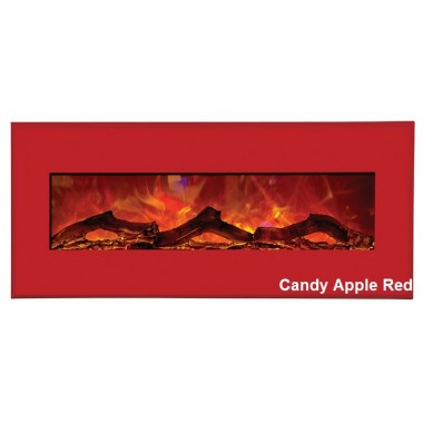 Amantii Designer 43" Electric Fireplace W/ 51" x 23" Steel Surround Hover