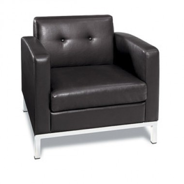 Ave-Six Wall Street Leather Sofa Arm Chair