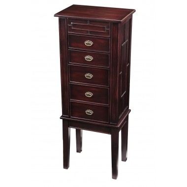W Unlimited Augusta Jewelry Armoire - Brown   Hover