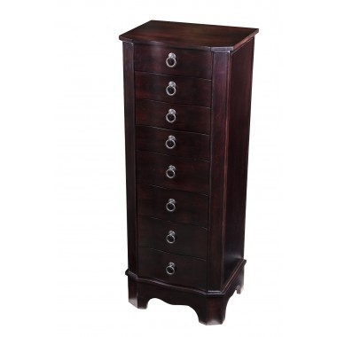 W Unlimited Berkeley Jewelry Armoire - Brown Hover