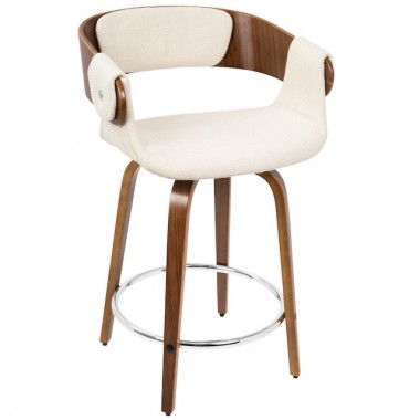 LumiSource Elisa Counter Stool - Set of 2 Hover