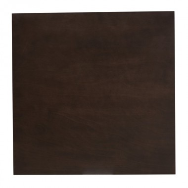 Baxton Studio Britte Dark Oak Brown Wood Square Dining Table Hover