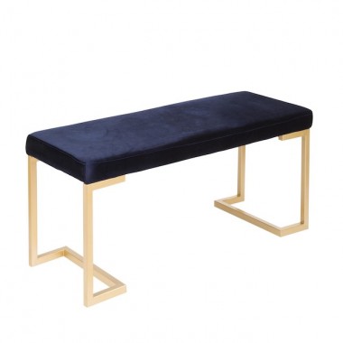 LumiSource Midas Bench - BLUE - Perspective