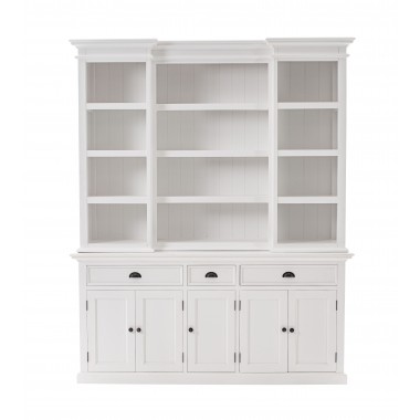 Nova Solo Kitchen Hutch Cabinet With 5 Doors 3 Drawers