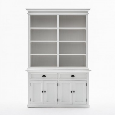 NovaSolo Halifax Buffet Hutch Unit with 8 Shelves