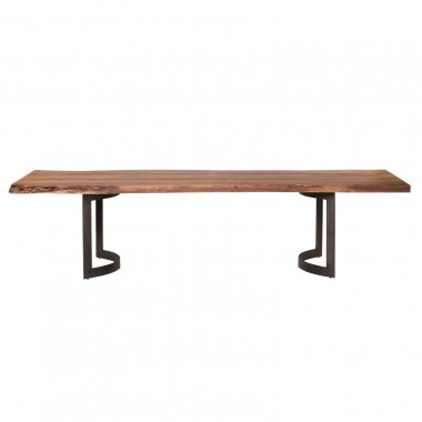 Moe's Home Collection Smoked Bent Large Dining Table  Hover