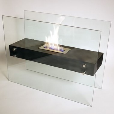 Bluworld Nu-Flame La Strada Modern Floor Fireplace Hover