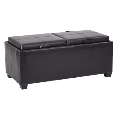 Bedford Storage Ottoman - Espresso