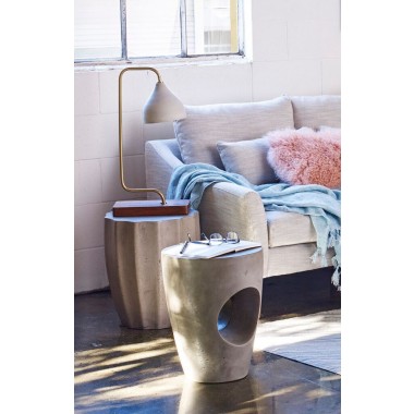 Moe's Home Collection Aylard Fibrestone Stool Hover