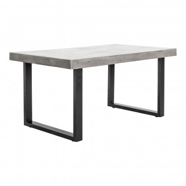 Moe's Home Collection Jedrik Outdoor Dining Table Small - Side Angled View