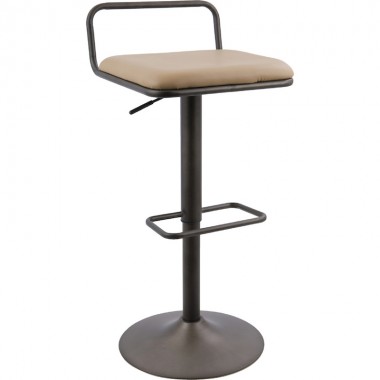 Lumisource Beta Industrial Barstool - Set of 2 - Perspective