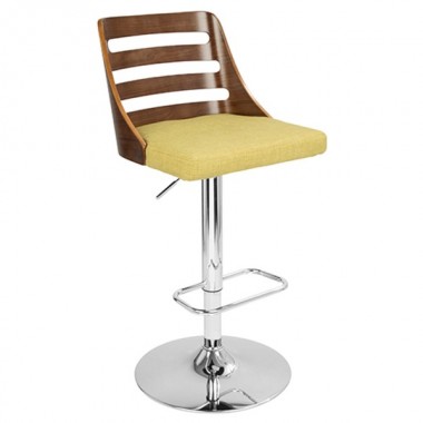 LumiSource Trevi Barstool - GREEN - Perspective