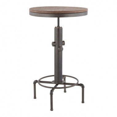 LumiSource Hydra Bar Table - Antique