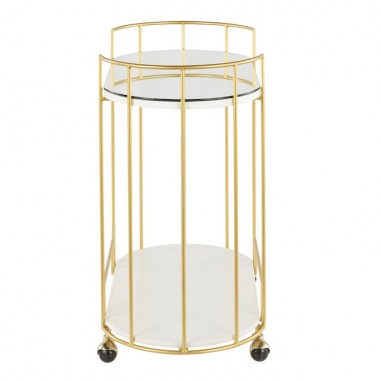 LumiSource Canary Bar Cart Hover
