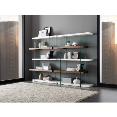 Casabianca IL VETRO Bookcase - Lifestyle Angled View