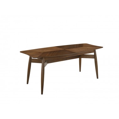Casabianca BENTLEY Dining Table In Walnut Veneer - Angled